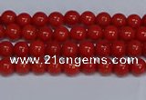 CMJ120 15.5 inches 4mm round Mashan jade beads wholesale