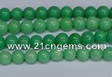 CMJ127 15.5 inches 4mm round Mashan jade beads wholesale