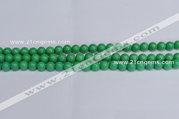 CMJ129 15.5 inches 8mm round Mashan jade beads wholesale