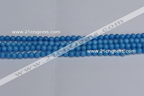 CMJ135 15.5 inches 6mm round Mashan jade beads wholesale