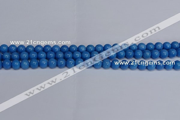 CMJ136 15.5 inches 8mm round Mashan jade beads wholesale