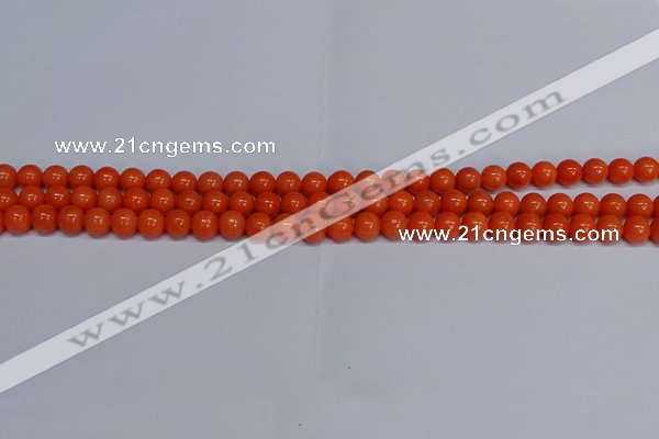 CMJ142 15.5 inches 6mm round Mashan jade beads wholesale