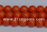 CMJ143 15.5 inches 8mm round Mashan jade beads wholesale