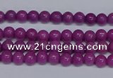 CMJ162 15.5 inches 4mm round Mashan jade beads wholesale