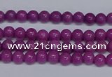 CMJ162 15.5 inches 4mm round Mashan jade beads wholesale