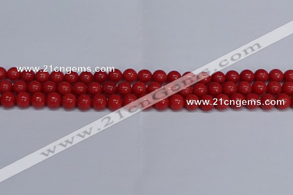 CMJ17 15.5 inches 8mm round Mashan jade beads wholesale