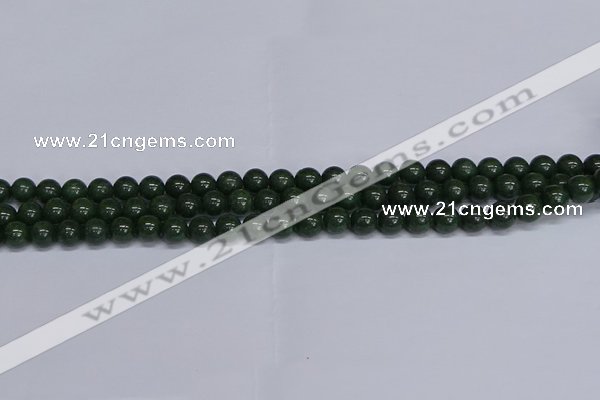 CMJ178 15.5 inches 8mm round Mashan jade beads wholesale