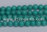 CMJ190 15.5 inches 4mm round Mashan jade beads wholesale