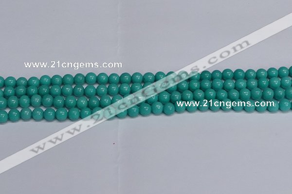 CMJ191 15.5 inches 6mm round Mashan jade beads wholesale