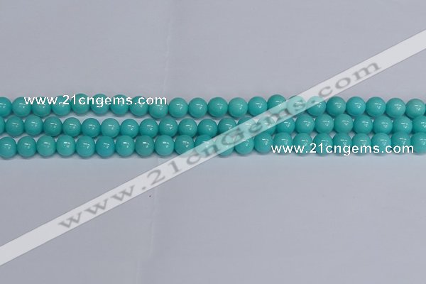 CMJ192 15.5 inches 8mm round Mashan jade beads wholesale