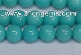 CMJ193 15.5 inches 10mm round Mashan jade beads wholesale