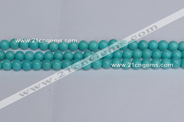 CMJ193 15.5 inches 10mm round Mashan jade beads wholesale