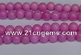 CMJ204 15.5 inches 4mm round Mashan jade beads wholesale