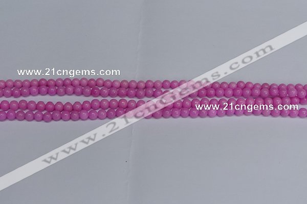 CMJ204 15.5 inches 4mm round Mashan jade beads wholesale