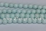 CMJ211 15.5 inches 4mm round Mashan jade beads wholesale