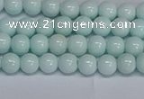 CMJ212 15.5 inches 6mm round Mashan jade beads wholesale