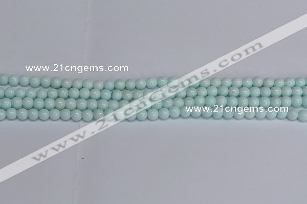 CMJ212 15.5 inches 6mm round Mashan jade beads wholesale