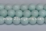 CMJ213 15.5 inches 8mm round Mashan jade beads wholesale