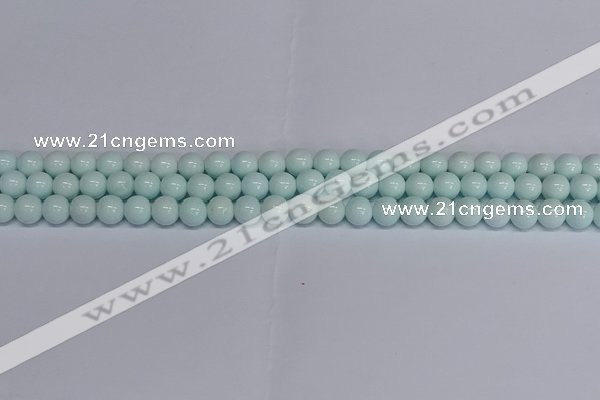 CMJ213 15.5 inches 8mm round Mashan jade beads wholesale