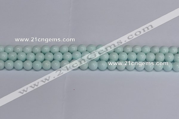 CMJ214 15.5 inches 10mm round Mashan jade beads wholesale