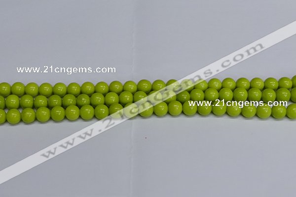 CMJ220 15.5 inches 8mm round Mashan jade beads wholesale