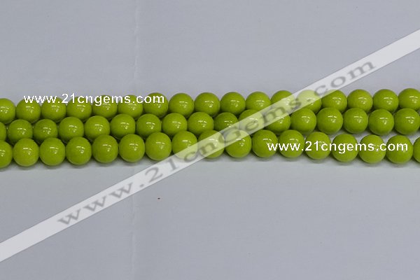 CMJ222 15.5 inches 12mm round Mashan jade beads wholesale