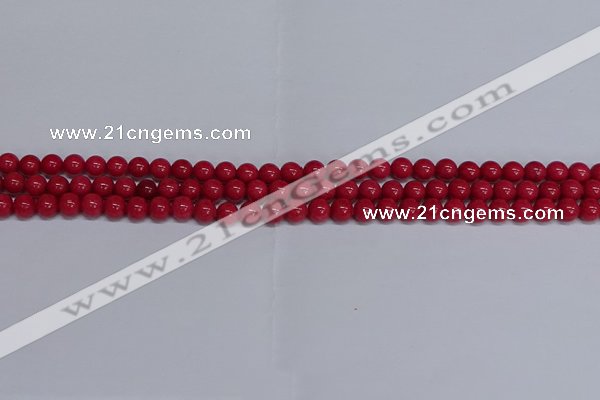 CMJ240 15.5 inches 6mm round Mashan jade beads wholesale