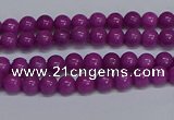 CMJ253 15.5 inches 4mm round Mashan jade beads wholesale