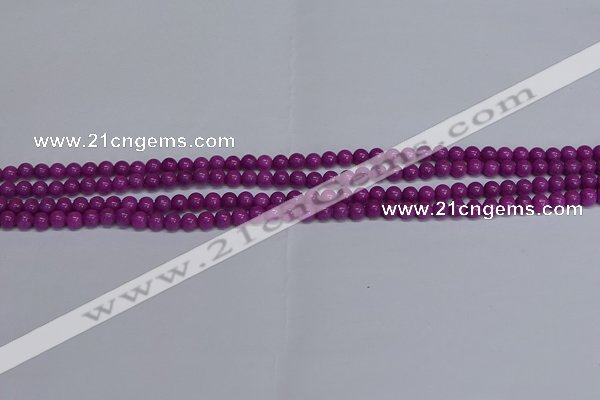 CMJ253 15.5 inches 4mm round Mashan jade beads wholesale