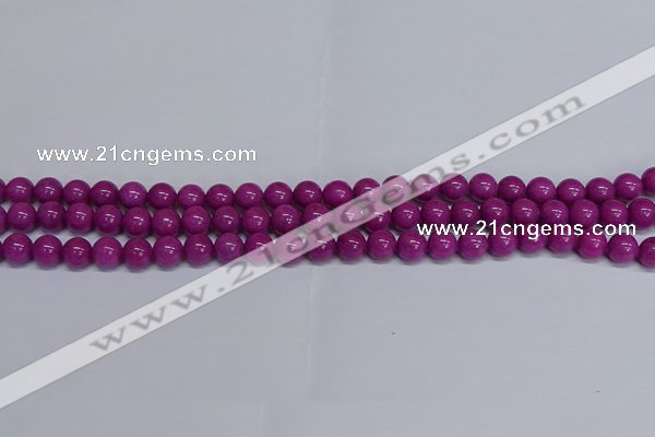 CMJ255 15.5 inches 8mm round Mashan jade beads wholesale