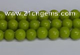 CMJ268 15.5 inches 6mm round Mashan jade beads wholesale