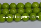 CMJ269 15.5 inches 8mm round Mashan jade beads wholesale