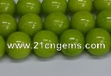 CMJ271 15.5 inches 12mm round Mashan jade beads wholesale