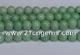 CMJ281 15.5 inches 4mm round Mashan jade beads wholesale