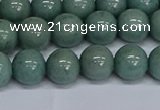 CMJ284 15.5 inches 10mm round Mashan jade beads wholesale