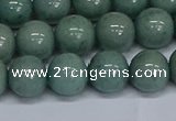 CMJ285 15.5 inches 12mm round Mashan jade beads wholesale