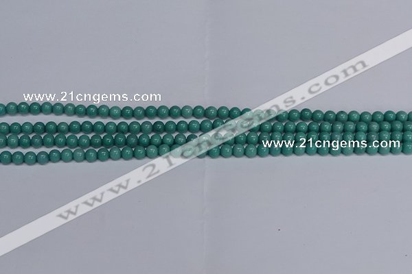 CMJ288 15.5 inches 4mm round Mashan jade beads wholesale