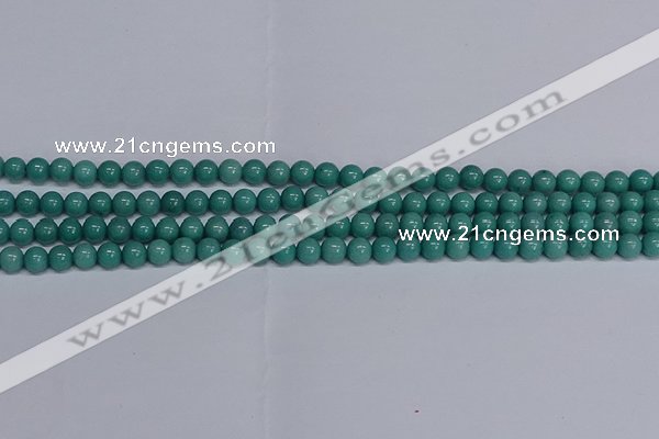 CMJ289 15.5 inches 6mm round Mashan jade beads wholesale