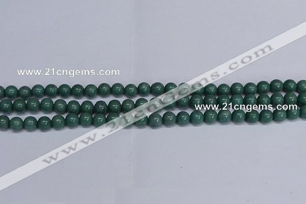 CMJ290 15.5 inches 8mm round Mashan jade beads wholesale