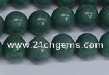 CMJ292 15.5 inches 12mm round Mashan jade beads wholesale