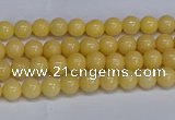 CMJ302 15.5 inches 4mm round Mashan jade beads wholesale