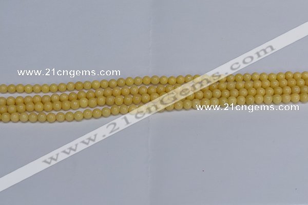 CMJ302 15.5 inches 4mm round Mashan jade beads wholesale