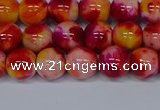 CMJ402 15.5 inches 8mm round rainbow jade beads wholesale