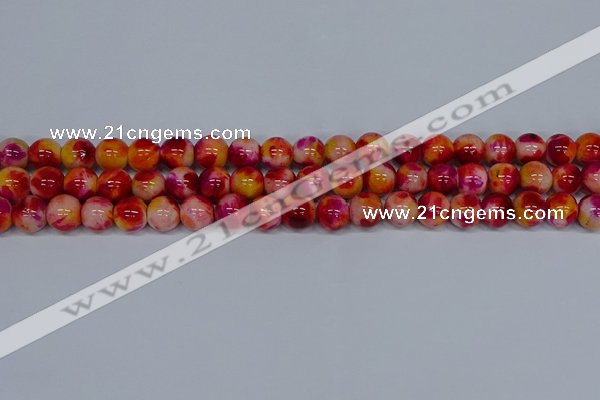 CMJ403 15.5 inches 10mm round rainbow jade beads wholesale