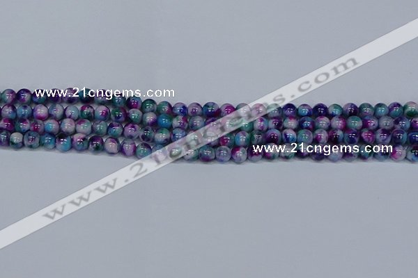 CMJ408 15.5 inches 6mm round rainbow jade beads wholesale