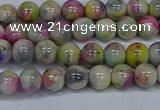 CMJ436 15.5 inches 6mm round rainbow jade beads wholesale