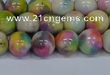 CMJ438 15.5 inches 10mm round rainbow jade beads wholesale