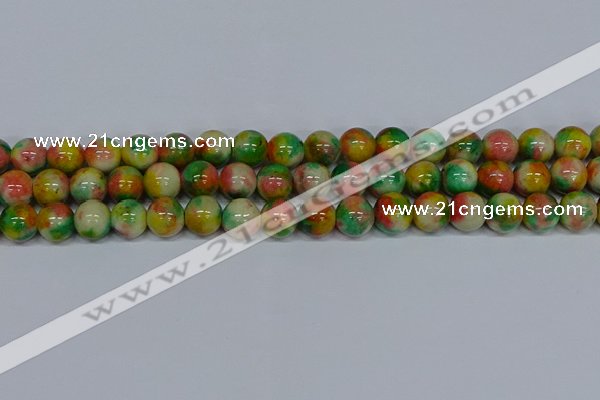 CMJ460 15.5 inches 12mm round rainbow jade beads wholesale