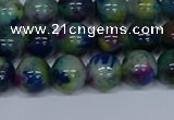 CMJ466 15.5 inches 10mm round rainbow jade beads wholesale