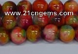 CMJ473 15.5 inches 10mm round rainbow jade beads wholesale